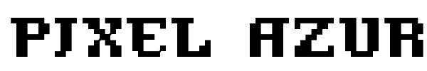 Pixel Azure Bonds font preview